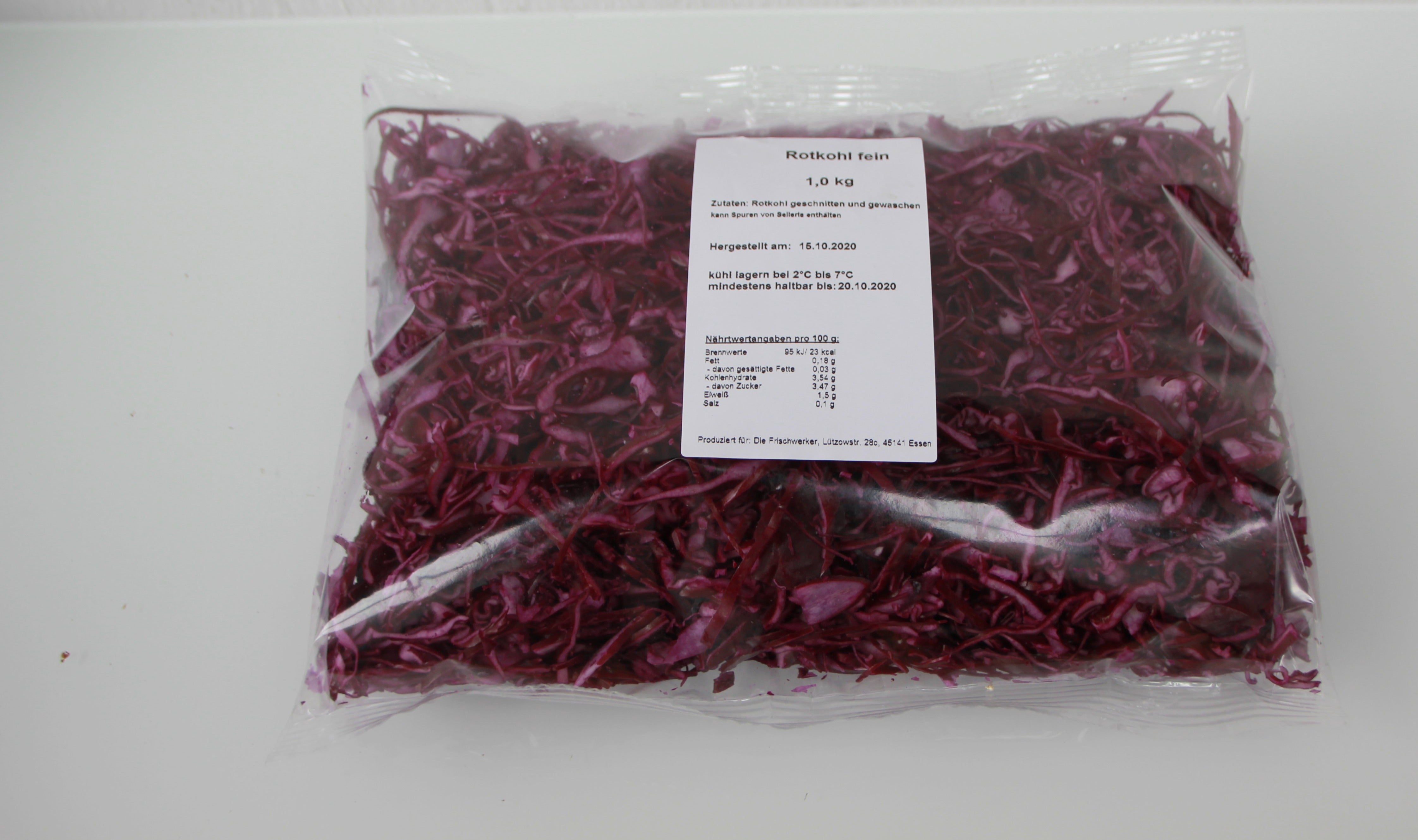 fertiges rotkraut aufbewahren Rotkohl (küchenfertig) 1kg – Weitz Frischdienst GmbH